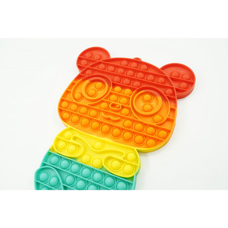 Jucarie Antistres Din Silicon, Pop It Now And Flip It, Ursulet Panda