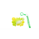 Jucarie antistres din silicon, Vivimall®, Pop It Now tip breloc, Crab, Multicolor, V3 - vivimall.ro