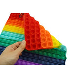 Szilikon Antistressz Játék, Kattints rá és Hajtsd Fel, 30 Cm, Nagy Négyzet