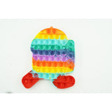 Jucarie antistres din silicon, Pop it Now and Flip It, Among Us, Multicolor, Model 2 - vivimall.ro