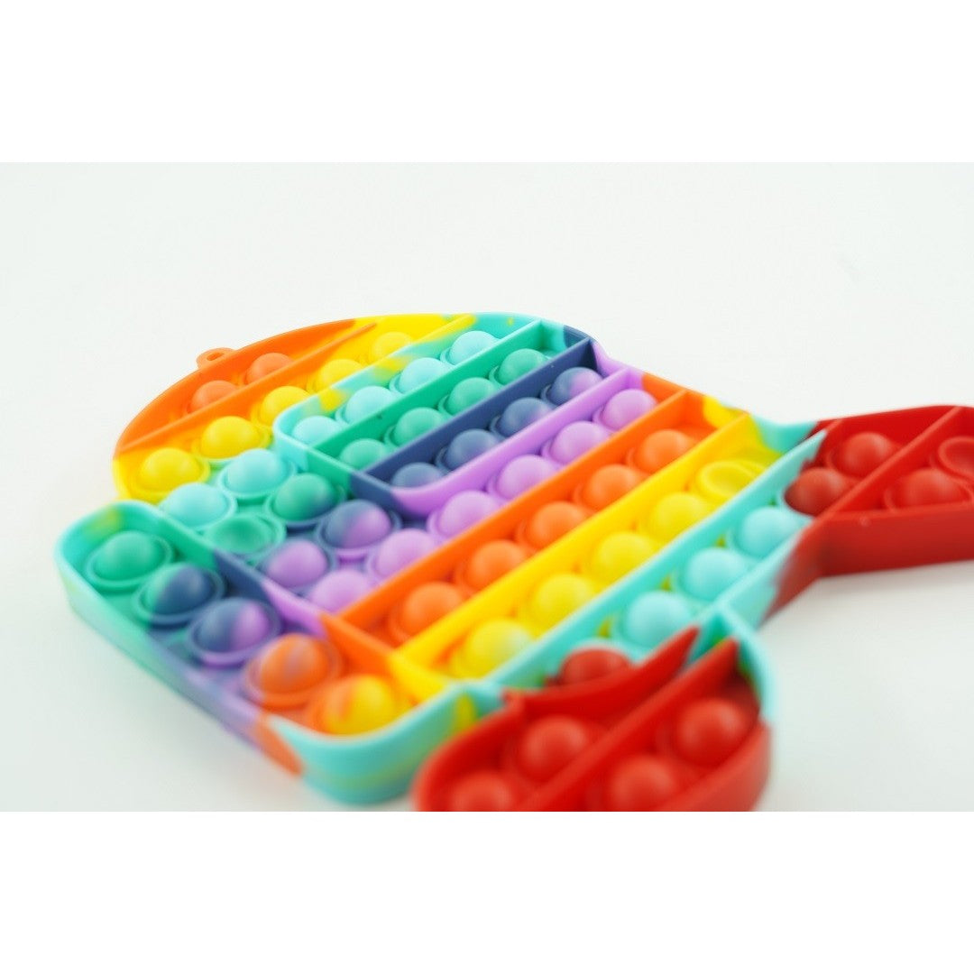 Jucarie antistres din silicon, Pop it Now and Flip It, Among Us, Multicolor, Model 2 - vivimall.ro