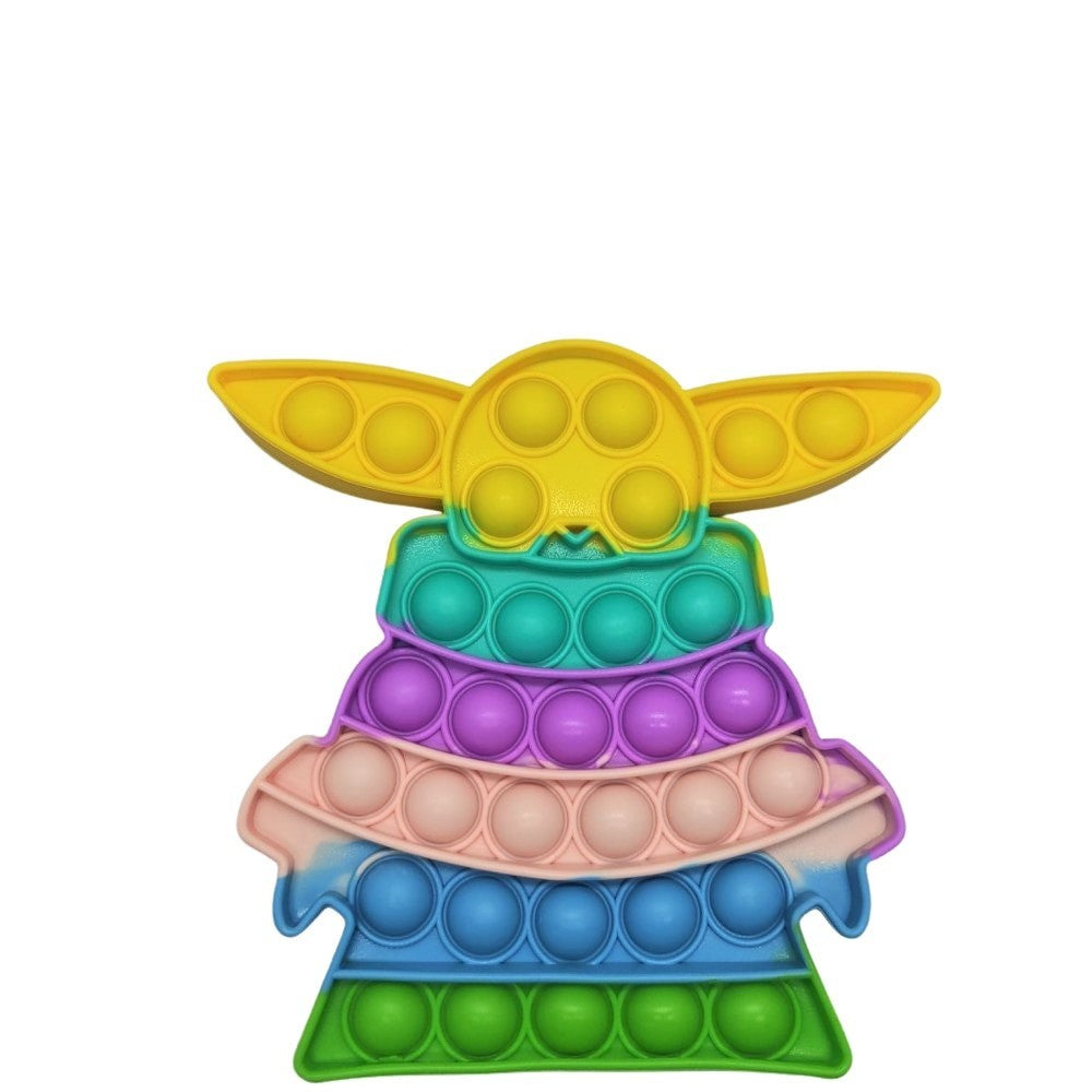 Jucarie Antistres Din Silicon, Pop It Now And Flip It, Baby Yoda