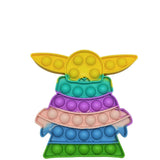 Jucarie Antistres Din Silicon, Pop It Now And Flip It, Baby Yoda