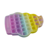 Jucarie antistres din silicon, Pop it Now and Flip It, Briosa, Multicolor Model 2 - vivimall.ro