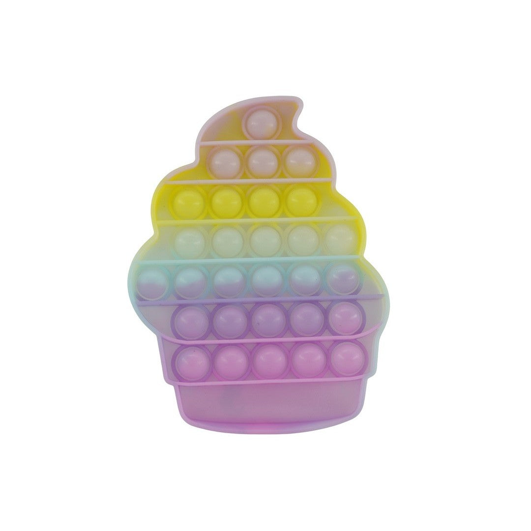 Jucarie antistres din silicon, Pop it Now and Flip It, Briosa, Multicolor Model 2 - vivimall.ro