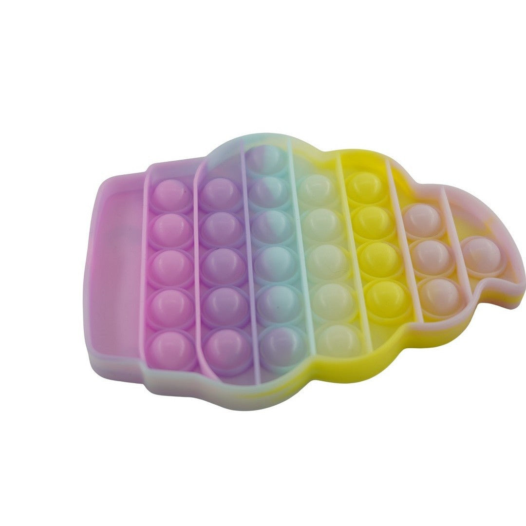Jucarie antistres din silicon, Pop it Now and Flip It, Briosa, Multicolor Model 2 - vivimall.ro