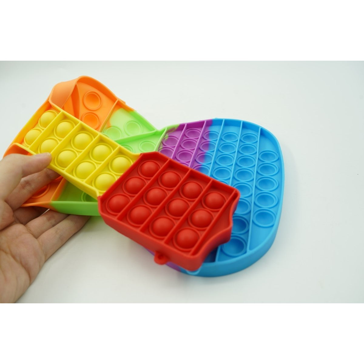 Jucarie antistres din silicon, Pop It Now and Flip It, Chitara, Macarons - vivimall.ro