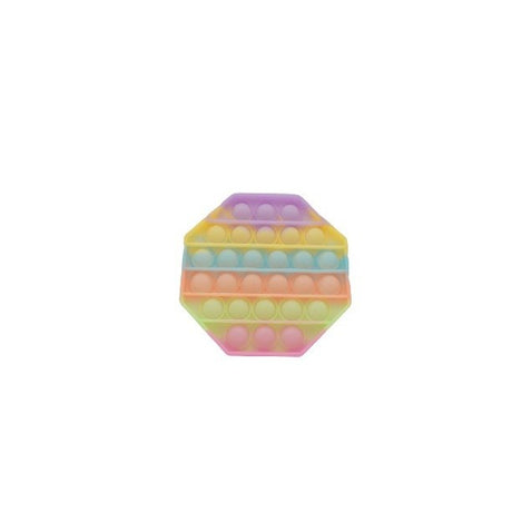 Jucarie Antistres Din Silicon, Pop It Now And Flip It, Octagon, Fosforescent