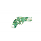 Jucarie Antistres Din Silicon, Pop It Now And Flip It, Pistol, Alb/