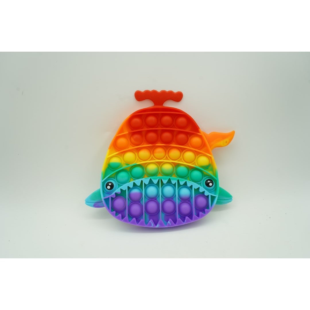 Pop It Now Szilikon Stresszoldó Játék, Cápa, 19 Cm