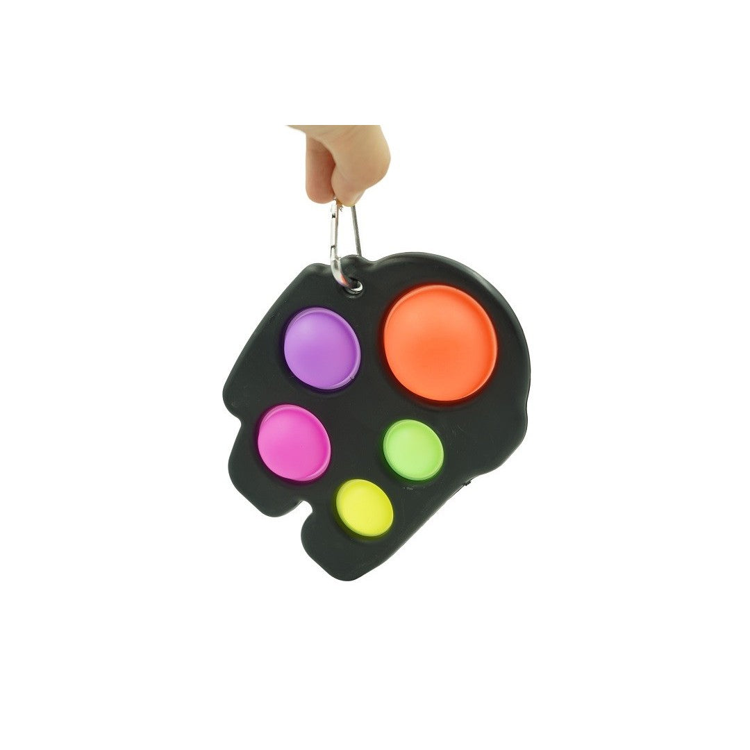 Jucarie Antistres Vivimall - Fidget Toy, Simple Dimple, Among us, Negru - vivimall.ro