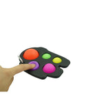 Jucarie Antistres Vivimall - Fidget Toy, Simple Dimple, Among us, Negru - vivimall.ro