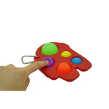 Jucarie Antistres Vivimall - Fidget Toy, Simple Dimple, Among us, Rosu - vivimall.ro