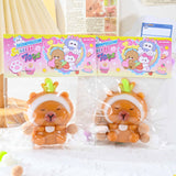 Jucarie Antistres Squishy, Flippy, cu Revenire Lenta, Model Capybara, 7cmx6.5 cm, din TPR, Ambalaj Transparent, Maro - vivimall.ro