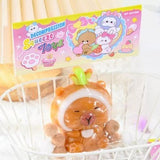 Jucarie Antistres Squishy, Flippy, cu Revenire Lenta, Model Capybara, 7cmx6.5 cm, din TPR, Ambalaj Transparent, Maro - vivimall.ro