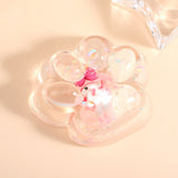 Jucarie Antistres Squishy, Flippy, cu Revenire Lenta, Labuta de Pisica Pufoasa, 7.5 cm, Ambalaj Transparent, Model Pinch Family, Multicolor - vivimall.ro