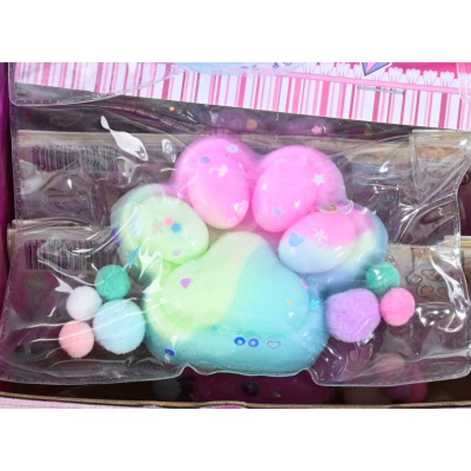 Jucarie Antistres Squishy, Flippy, Labuta de Pisica Squeeze Toys, cu Revenire Lenta, 7.5 cm, Model 270528, Multicolor - vivimall.ro