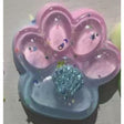 Jucărie antistres Squishy lăbuță de pisică multicolor, vedere frontală, model 270512, 7.5 cm