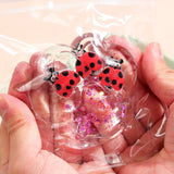 Jucarie Antistres Squishy, Flippy, cu Revenire Lenta, Squeeze Pinch Family, Model Cat Paw, 6.5 x 7 cm, din Tpr, 4-6 Ani, Model 7 Insecte, Transparent - vivimall.ro