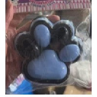 Jucarie Antistres Squishy, Vivimall, cu Revenire Lenta, Labuta de Pisica Pufoasa, 8.5 x 7.5 cm, Ambalaj Transparent, Negru Albastru - vivimall.ro