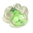 Jucărie antistres squishy lăbuță de pisică pufoasă, model legume multicolor, vedere frontală, 7x6,5 cm
