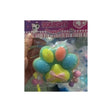 Jucărie antistres squishy model Cat Paw din TPR, 12.5x10.5 cm, 220g, multicolor, vedere frontală cu ambalaj transparent