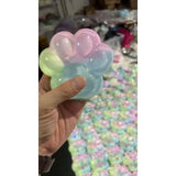 Jucarie Antistres Squishy, Flippy, cu Revenire Lenta, Squeeze Pinch Family, Model Cat Paw, 12.5x10.5 cm, 220g, Ambalaj Transparent, Model 024, Multicolor - vivimall.ro