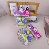 Jucarie Antistres Squishy, Vivimall, cu Revenire Lenta,  Model Labuta de Pisica Pufoasa, 12.5x10.5 cm, 220g, Squeeze Pinch Family,-Multicolor Albastru - vivimall.ro