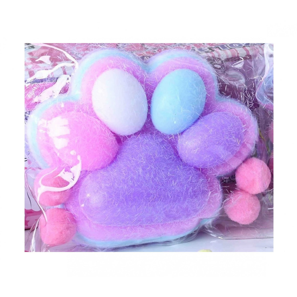 Jucarie Antistres Squishy, Cu Revenire Lenta, 220G, Squeeze Pinch Family, Ambalaj, Mov