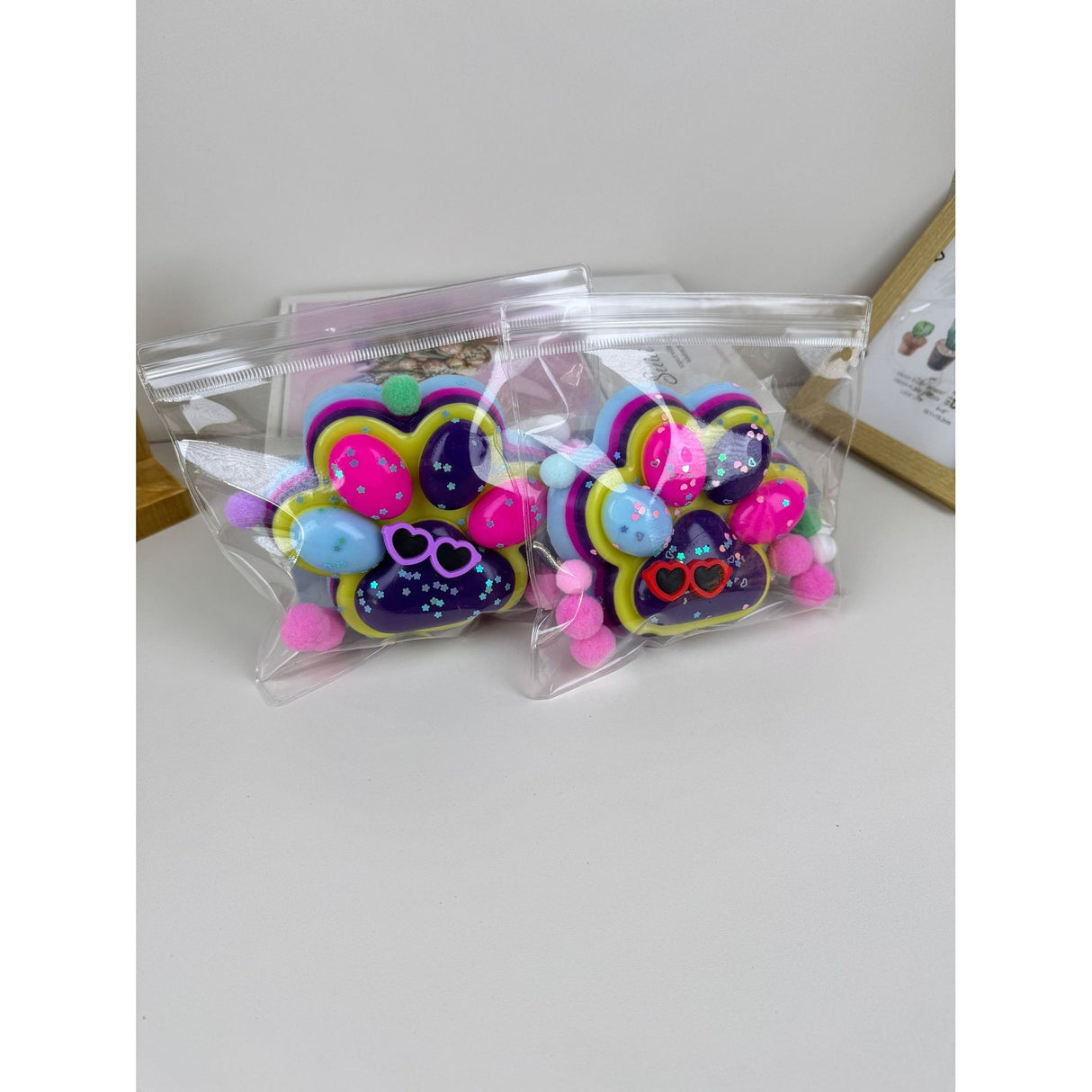 Jucarie Antistres Squishy, Flippy, cu Revenire Lenta, Squeeze Toys, Model Cat Paw, 12.5x10.5 cm, 220g, +3 Ani, din TPR, Model 5, Multicolor - vivimall.ro