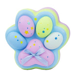 Jucarie Antistres Squishy, Flippy, cu Revenire Lenta, Squeeze Toys, Model Cat Paw, 12.5x10.5 cm, 220g, +3 Ani, din TPR, Model 4, Multicolor - vivimall.ro