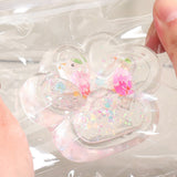 Jucarie Antistres Squishy, Flippy, Labuta de Pisica Pufoasa, cu Revenire Lenta, 7 x 6.5 cm, Model 270532, Multicolor - vivimall.ro