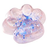 Jucarie Antistres Squishy, Flippy, Labuta de Pisica Pufoasa, cu Revenire Lenta, 7 x 6.5 cm, Model 270532, Multicolor - vivimall.ro