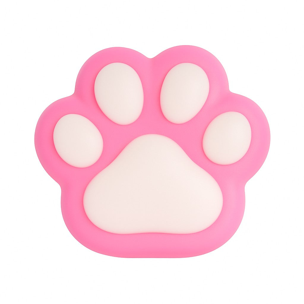 Jucarie Antistres Squishy, Vivimall, Revenire Lenta, Model Labuta de Pisica, Squishy, BIG 12.5 x 10.5 cm, 220 g, Model 11, Roz Alb - vivimall.ro