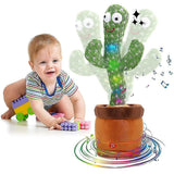 Jucarie Cactus Dansator Canta, Danseaza, Imita, Distractiv, Verde, 37Cm - vivimall.ro