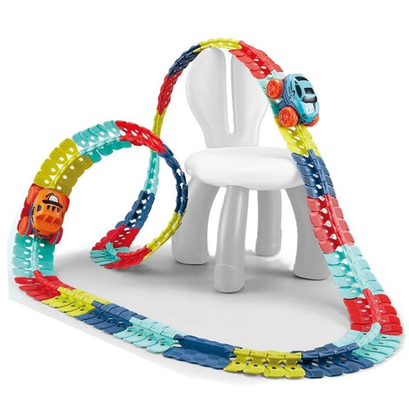 Set constructie rollercoaster 138 piese | BuildCoaster - vivimall.ro