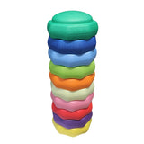 Jucarie de Echilibru, Flippy, Tip Stepping Stones, 6 Piese, din Spuma, pentru Miscare, Sarituri, Prindere, 28 x 28 x 50 cm, Model 5, Multicolor - vivimall.ro