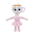 Jucarie Moale de Plus Italian Brainrot, Vivimall, cu Agatatoare, Model Ballerina Cappuccina, Jucarie Moale pentru Copii, 30 x 20 cm, Roz - vivimall.ro