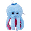 Jucarie Moale de Plus Italian Brainrot, Vivimall, cu Agatatoare, Model Blueberrini Octopussini, Jucarie Moale pentru Copii, 13 x 22 cm, Albastru/Roz - vivimall.ro