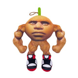 Jucarie Moale de Plus Italian Brainrot, Flippy, cu Agatatoare, Model Portocala Musculoasa U Din Din Dun Ma Din Din Dun, Jucarie Moale pentru Copii, 26 x 26 cm, Maro mat - vivimall.ro