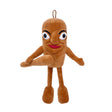 Jucarie Moale de Plus Italian Brainrot, Vivimall, cu Agatatoare, Model Omul de Lemn Tung Tung Tung Sahur, Jucarie Moale pentru Copii, 37 x 10 cm, Maro - vivimall.ro