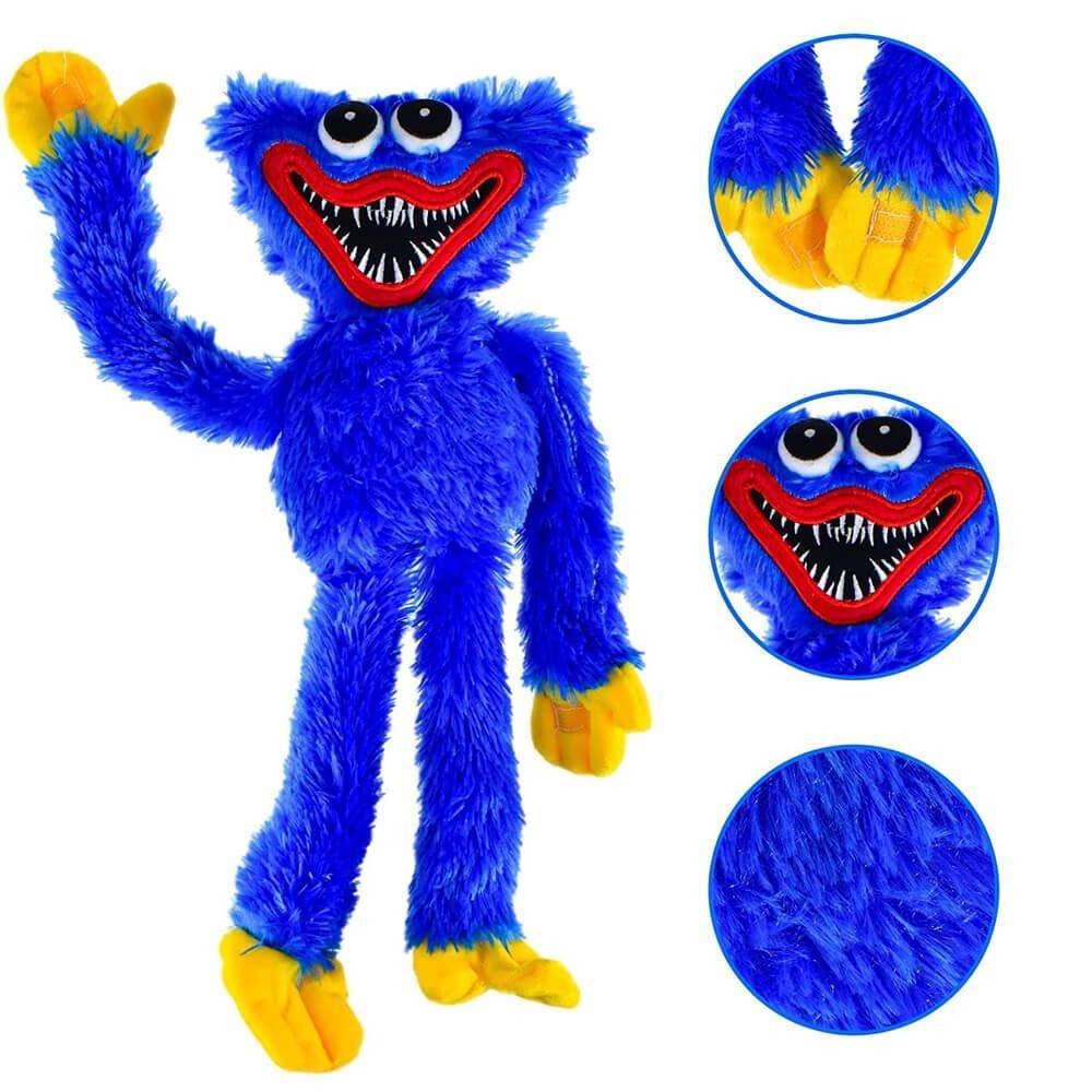 Jucarie de plus Huggy Wuggy, Vivimall, 40 cm, albastru - vivimall.ro