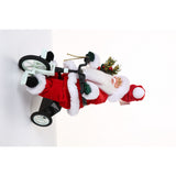 Jucarie decorativa, Vivimall, Mos Craciun, 36 cm x 16 cm, grosime 23 cm, lana, tesatura de plus, poliester, interior/exterior - vivimall.ro