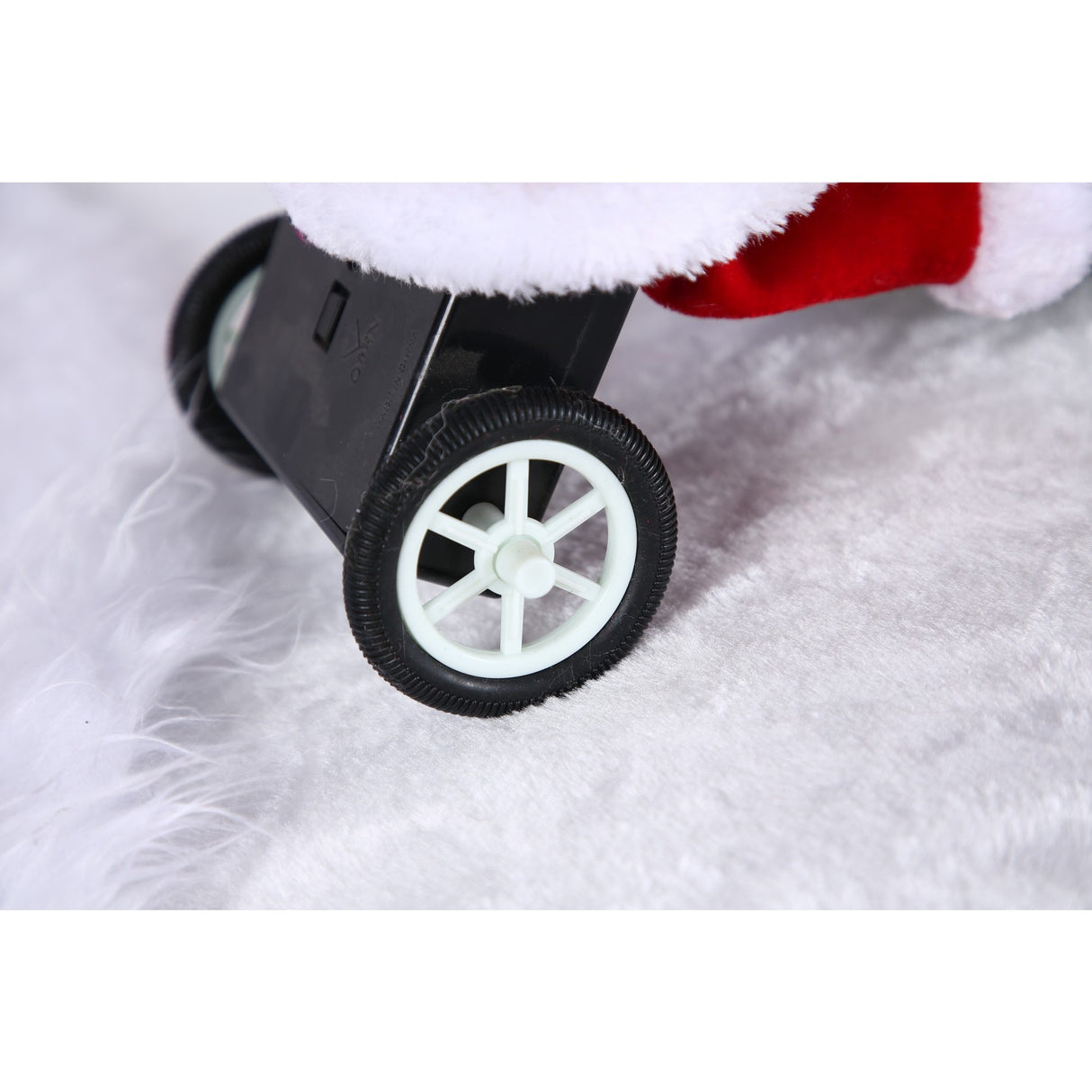 Dekoratív játék, Mikulás, Vastagság 23 cm, Gyapjú, Plüss anyag, Poliészter, Beltéri/Kültéri