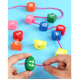 Jucarie Educativa Vivimall, Tip Montessori, Model Ceas Pinguin, din Lemn, + 36 Luni, 12 Piese, 17.2 cm, Multicolor - vivimall.ro