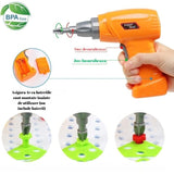 Jucarie Educativa Si Interactiva, Vivimall, Set De Constructie Puzzle Din ABS Cu Bormasina Pentru Dezvoltatea Creativitatii Si A Indemanarii 2D si 3D, Valiza, +3, 31x7x25 cm, 336 Piese - vivimall.ro