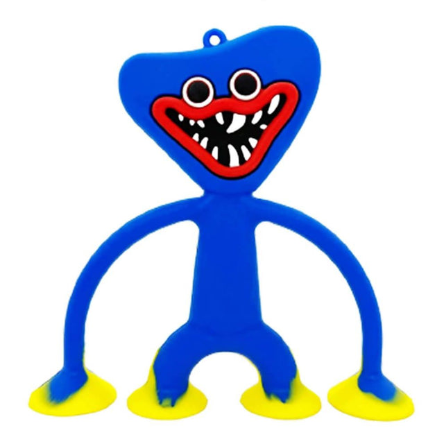 Jucarie Huggy Wuggy cu ventuze, Albastru - vivimall.ro