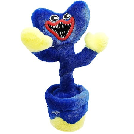 Jucarie Huggy Wuggy pentru copii, imita, canta, danseaza, albastru, Vivimall - vivimall.ro