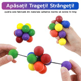 Jucarie interactiva antistres Vivimall, mingi colorate, senzoriala, 5.5 x 5.5 cm, multicolora - vivimall.ro