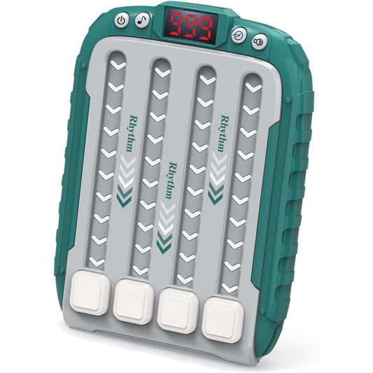 Jucarie Interactiva, Vivimall, Joc Rhythm, +3 Ani, din ABS, 6 Niveluri, 15 x 3 x 11 cm, Functie Muzicala, Verde - vivimall.ro